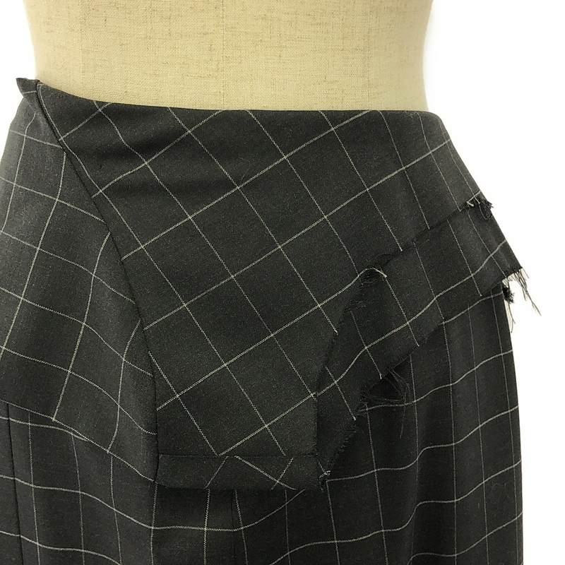 【新品】 MARINA YEE / マリナイー | 2024SS | REWORKED SLEEVEDRESS SKIRT スカート | S | チャコールグレー | レディース