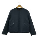 【美品】 CURRENTAGE / カレンテージ | ノーカラーリバーシブルブルゾン | 1(S) | ネイビー | レディース(4)