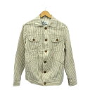Vivienne Westwood MAN / ヴィヴィアンウエストウッドマン | リネン コットン ストライプジャケット | 42 | ベージュ | メンズ
