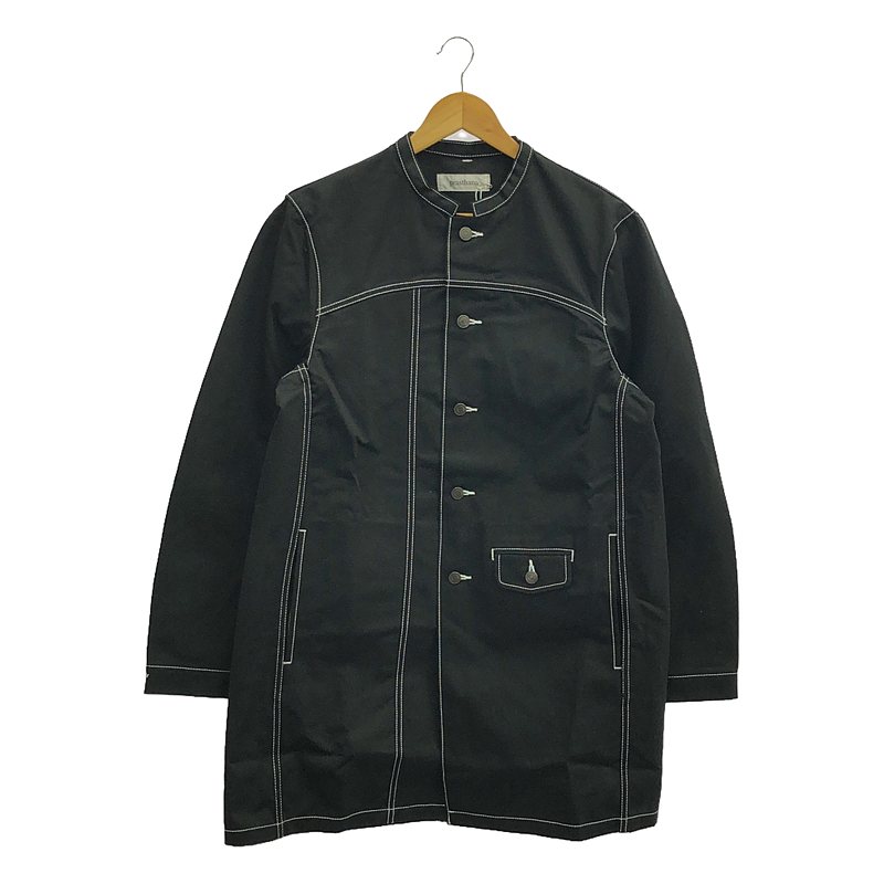  prasthana / プラスターナ | white stitch work coat / コート | M | ブラック | メンズ