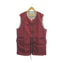 【新品】 prasthana / プラスターナ | adaptation vest | M | レッド | メンズ