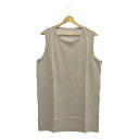 【新品】 prasthana / プラスターナ | long nosleeve タンクトップ | M | グレー | メンズ