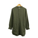 【新品】 prasthana / プラスターナ | strings band collar shirt ver2 / シャツ | M | カーキ | メンズ(4)