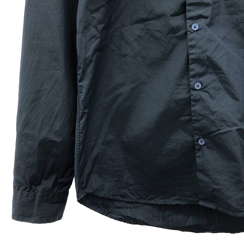 KENZO / ケンゾー | SLIM FIT テーピング コットン シャツ | 39 (15 1/4) | ネイビー / ホワイト | メンズ