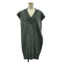 【美品】 Maison Margiela / メゾンマルジェラ | 2022AW | STOLE ニットベスト | M | グレー | レディース