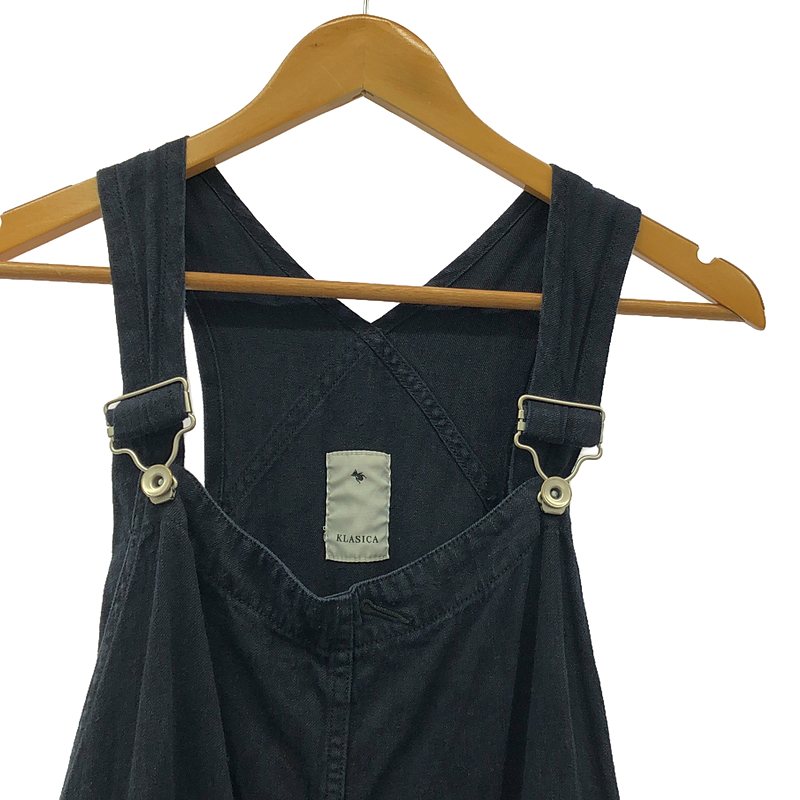 KLASICA / クラシカ | MB OVERALL リネン オーバーオール | 3 | ネイビー | メンズ