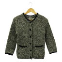 【クリアランスSALE最大15%OFF〜8/17(日)まで】DRESSTERIOR / ドレステリア | ノーカラー ウールニット ジャケット | グレー / ...