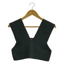 HYKE / ハイク | Sweater Top ニット ビスチェ | F | ブラック | レディース