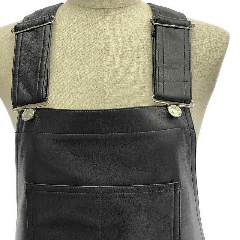 L'Appartement / アパルトモン | 2022SS | Artificial Leather Overall Skirt アーティカルレザー オーバーオール スカート | 34 | ブラック | レディース