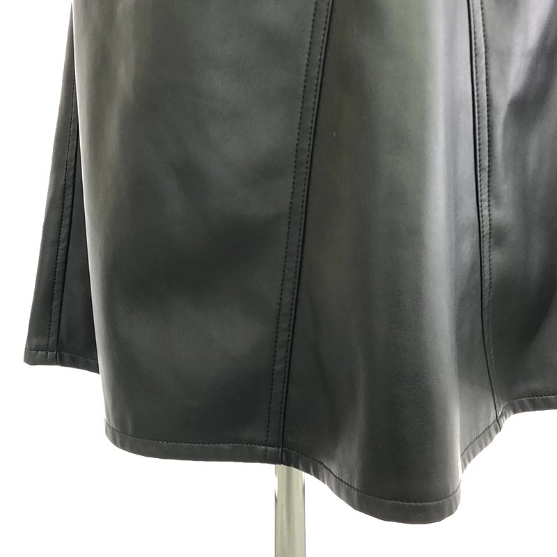 L'Appartement / アパルトモン | 2022SS | Artificial Leather Overall Skirt アーティカルレザー オーバーオール スカート | 34 | ブラック | レディース