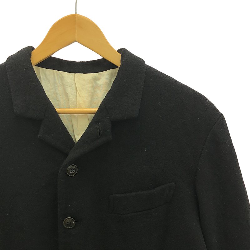 The crooked Tailor / ザクルーキッドテーラー | bateman ogden / wool jacket / ウール シングルブレスト ジャケット | 46 | black | メンズ