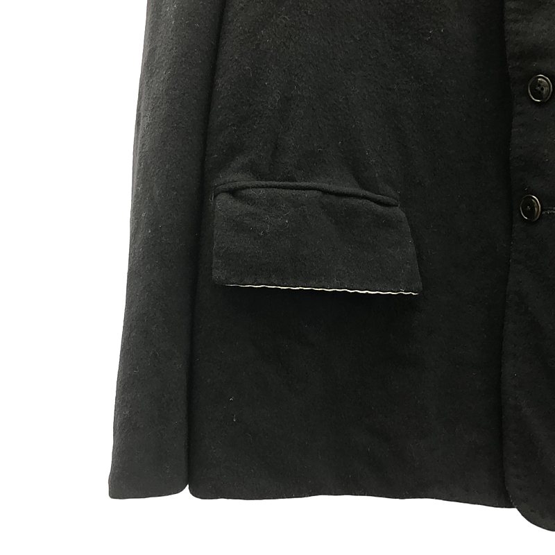 The crooked Tailor / ザクルーキッドテーラー | bateman ogden / wool jacket / ウール シングルブレスト ジャケット | 46 | black | メンズ