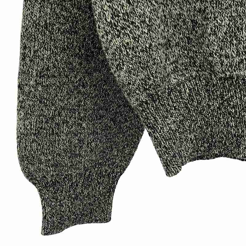 【美品】 FOG ESSENTIALS / エフオージーエッセンシャルズ | KNIT SWEATER ロゴ クルーネック ニット | S | グレー | メンズ