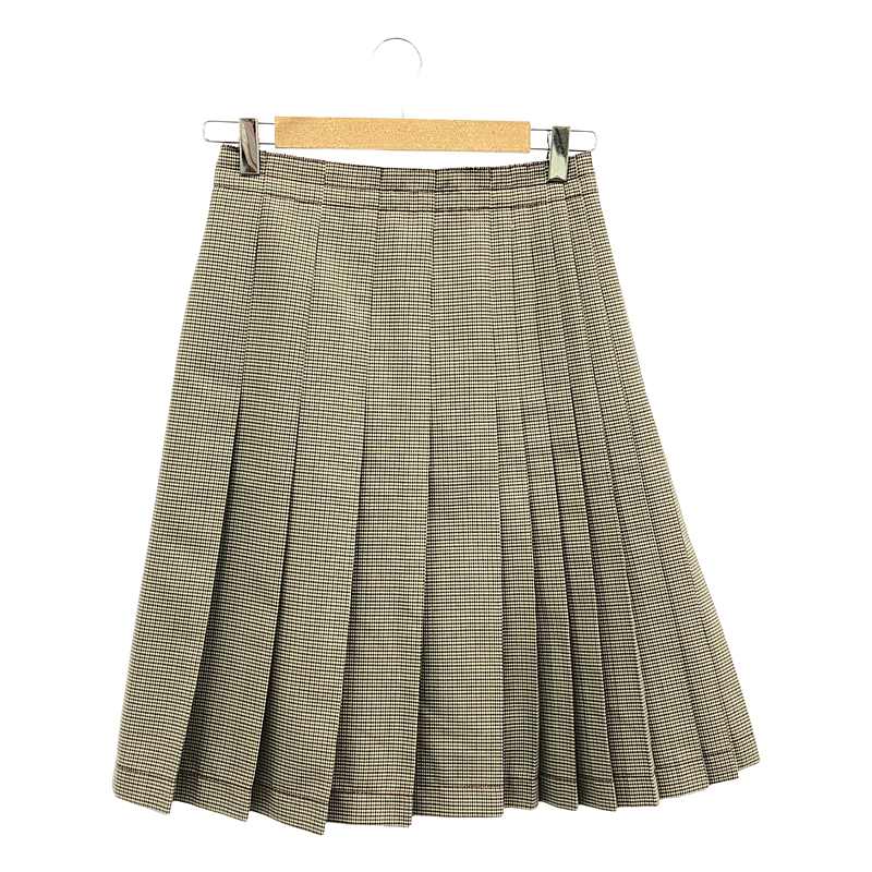 【美品】 MARNI / マルニ | 2023AW | Check Print Pleated Mi