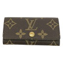 Louis Vuitton / ルイヴィトン | M69517 / レザー モノグラム キーケース / ユニセックス | ブラウン | メンズ
