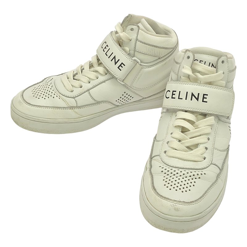 CELINEセリーヌ♡ハイカットスニーカー（36） CELINE セリーヌ ブロックスニーカー ハイカット 厚底スニーカー