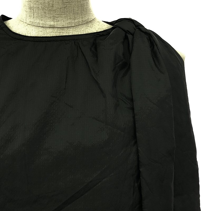 【美品】 Rick Owens / リックオウエンス | 2018AW | パデッド ノースリーブワンピース | 40 | ブラック | レディース