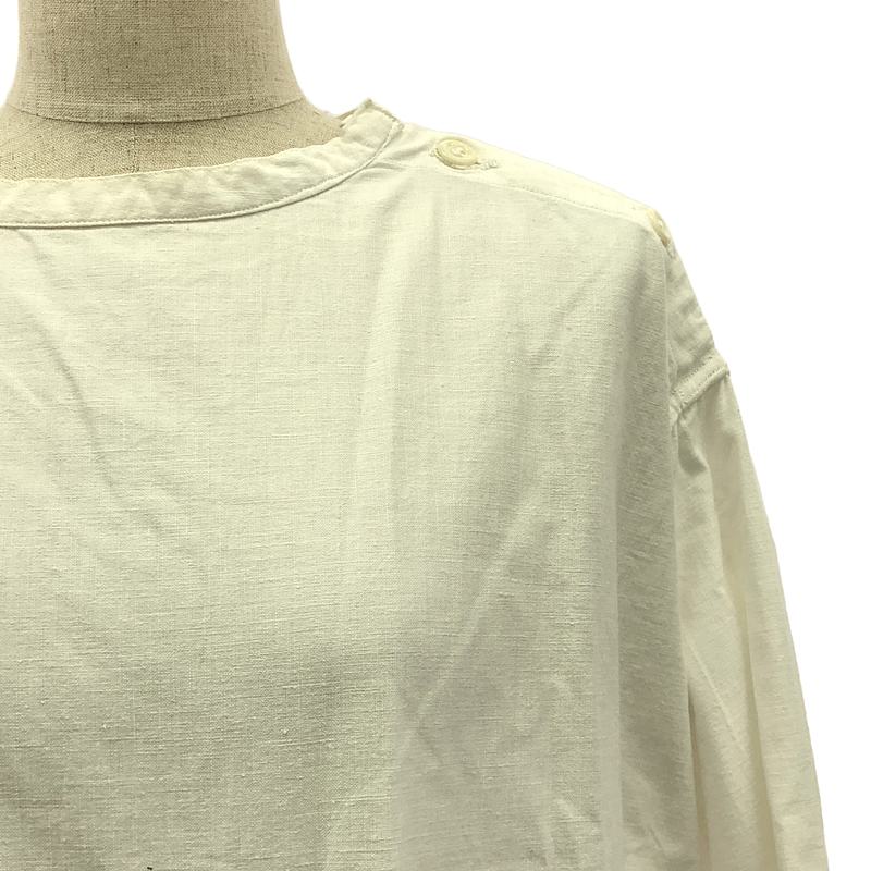 SWEDEN ARMY / スウェーデン軍 | 推定50s ヴィンテージ サイドリボン サージカルガウン ホスピタルガウン | 42 | ホワイト | メンズ