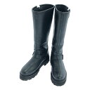L'Appartement アパルトモン 【 CAMINANDO / カミナンド 】ENGINNER LONG BOOTS / エンジニア ロングブーツ レディース シューズ ショートブーツ ブラック 古着