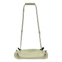 JIL SANDER / ジルサンダー | レザー ドローストリング バッグ 巾着 | アッシュホワイト | レディース