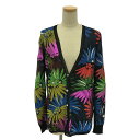 【美品】 CHANEL / シャネル | MULTICOLOR CC LOGO EMBELLISHED CARDIGAN / ビジュー 装飾 ニット カーディガ...