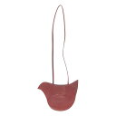mina perhonen ミナペルホネン tori pochette レザー ショルダーバッグ レディース バッグ ショルダーバッグ レッド 古着