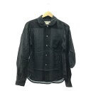 COMME des GARCONS / コムデギャルソン | 2014AW | ラウンドカラー ダブルスリーブ シャツ | XS | ブラック | レディース(4)