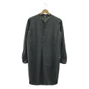 m's braque / エムズブラック | ウール 千鳥格子 シャツ チュニック | 40 | グレー系 | レディース(4)