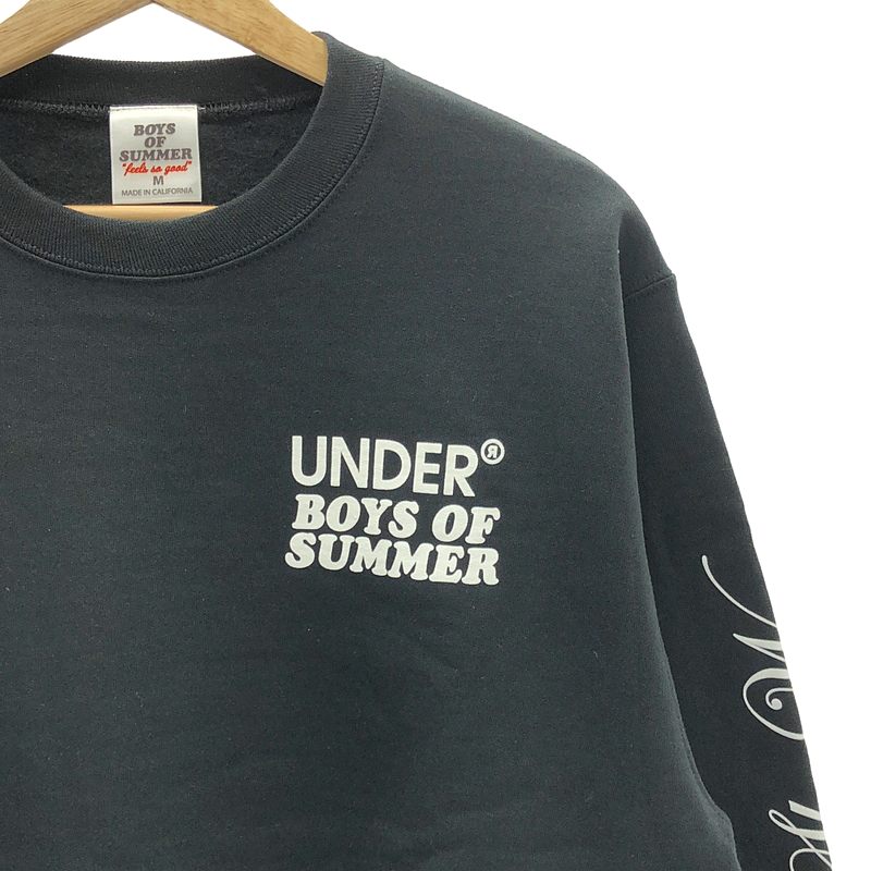 【美品】 BOYS OF SUMMER / ボーイズオブサマー | UNDER R Graphic Sweat Pullover / ポップアップストア オープン記念 スウェット | M | ブラック | メンズ