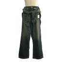 【美品】 Maison MIHARA YASUHIRO / メゾンミハラヤスヒロ | 2024SS | ドッキング デニム オーバーオール | 44 | インデ...