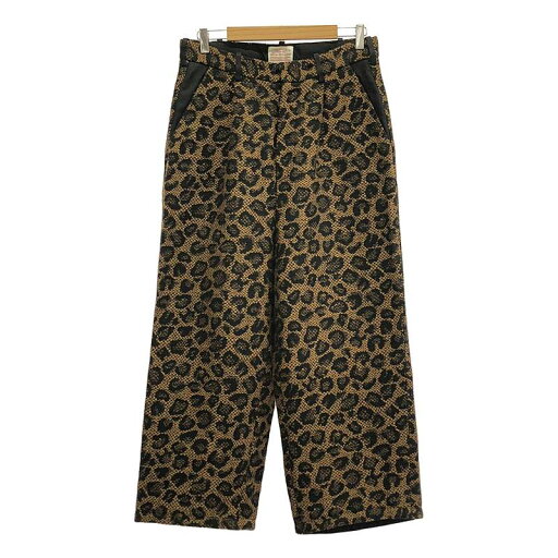 【美品】 NICENESS / ナイスネス | 2020AW | レオパード ドローストリング ワイドパンツ | M | ブラウン | メンズ 【美品】 NICENESS / ナイスネス | 2020AW | レオパード ドローストリング ワイドパンツ | M | ブラウン | メンズ
