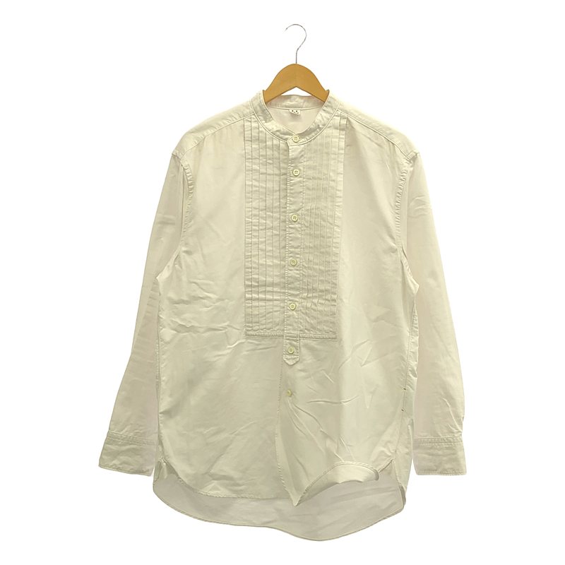 【美品】 45r / フォーティファイブアール | スーピマオックスの908ローファーピンタックシャツ | 4 | ホワイト | レディース