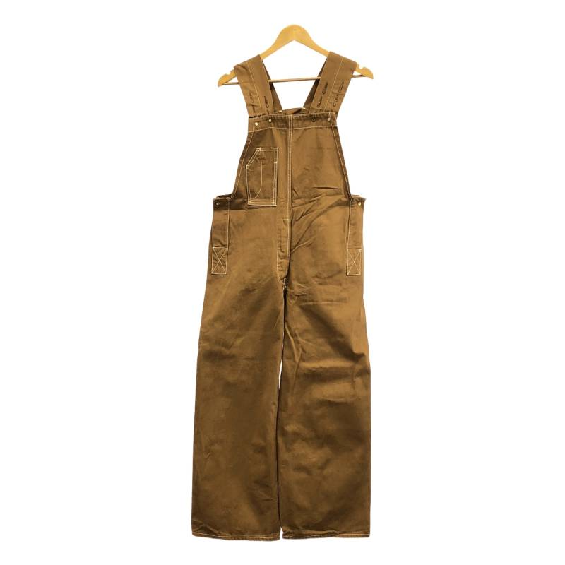 UNUSED / アンユーズド | 2017AW | Duck Overall ダック コットン オーバーオール | 00 | キャメル | レディース