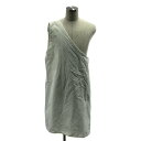 COMME des GARCONS HOMME PLUS / コムデギャルソンオムプリュス | 2018AW | ポリエステル 変形 アシンメトリー アジャスター ショルダー ロングベスト | M | ホワイト | メンズ