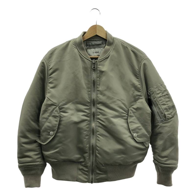 LI HUA / リーファー | MA-1 フライトジャケット | 38 | グレー系 | レディース