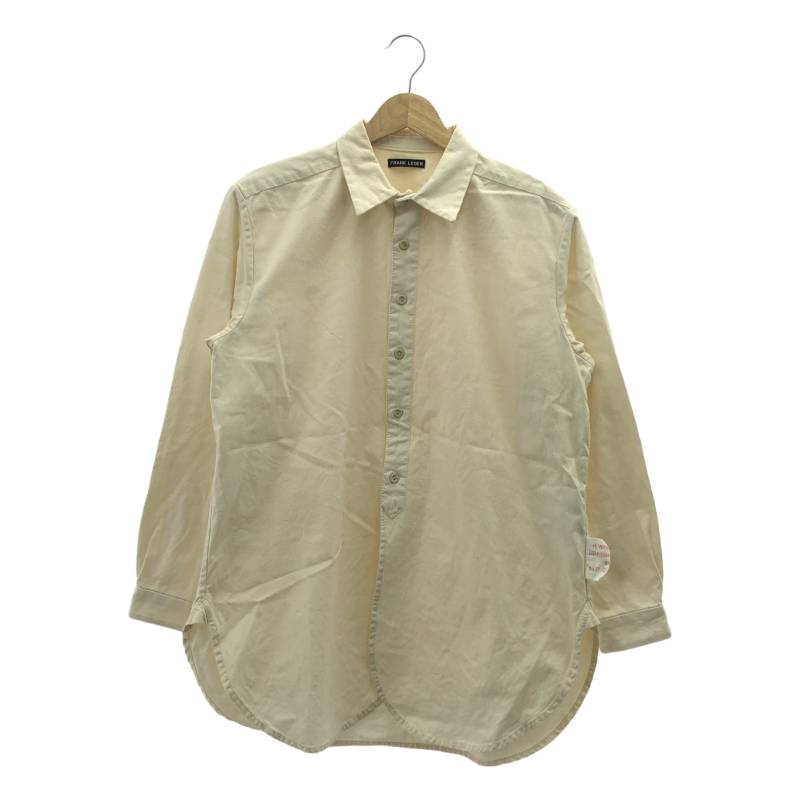 楽天KLD 楽天市場店FRANK LEDER / フランクリーダー | INTAGE BED LINEN SHIRT インテージ ベッド リネン シャツ | XS | アイボリー | メンズ