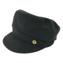 CA4LA / カシラ | MAT TWILL ワークキャップ キャスケット ユニセックス | ブラック | レディース