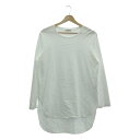 ATON / エイトン | 2023AW | Suvin 60/2 Longsleeve Round Hem クルーネック 長袖 カットソー | 2 | ホワイ...