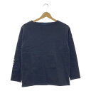 SAINT JAMES / セントジェームス | ウェッソン エルバーパッチ バスクシャツ | XS | ブラック | レディース