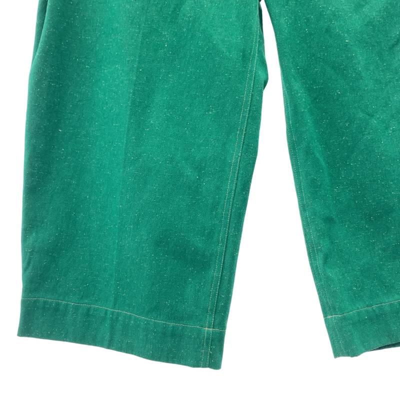 SHINYA KOZUKA / シンヤコヅカ | 2023SS | ネップ ワイド テーパードパンツ | M | グリーン | メンズ