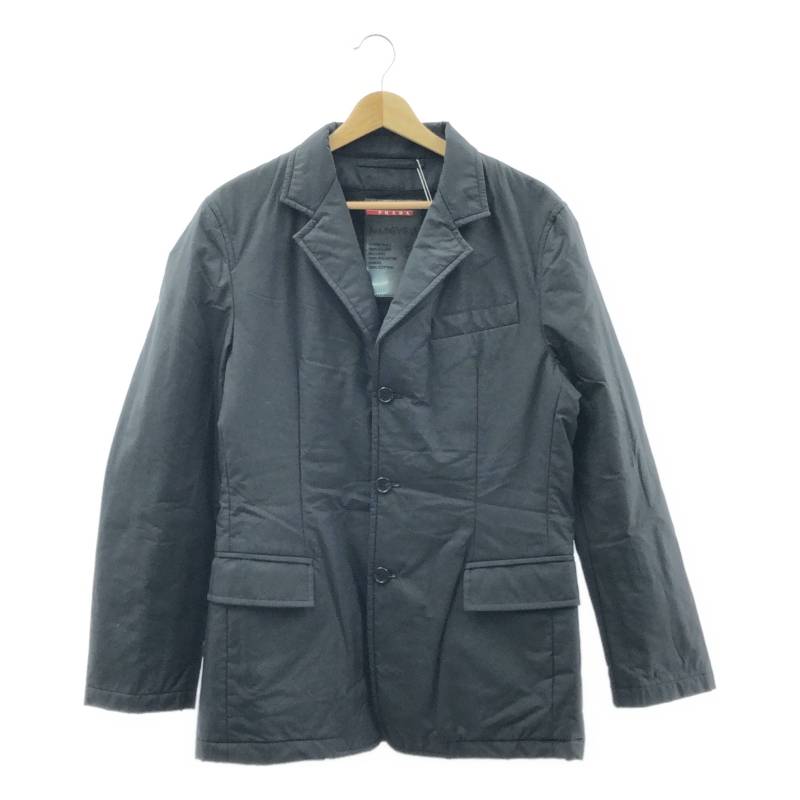 PRADA SPORT / プラダスポーツ | 2000s | nylon puff jacket 中綿 ナイロン ジャケット | 46 | ブラック | メンズ