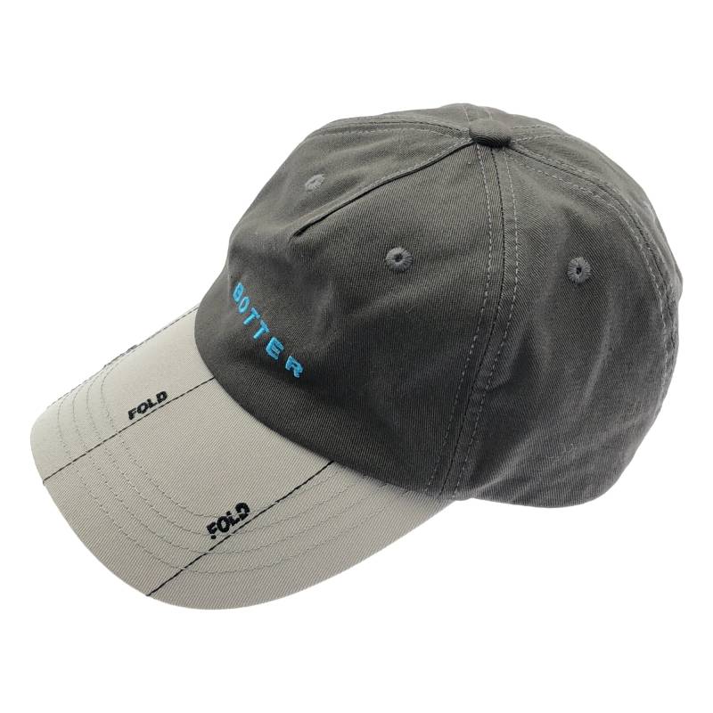 【美品】 BOTTER / ボッター | 2022SS | PARIS FOLD MULTICOLOR CAP ベースボールキャップ | グレー系 | メンズ
