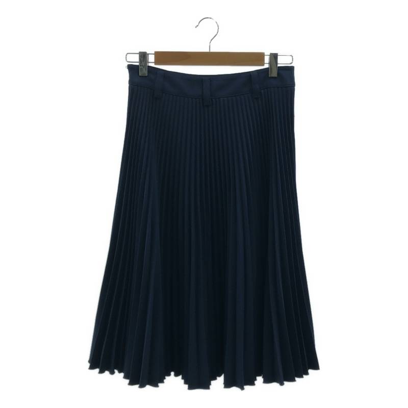 PRADA プラダ ひざ丈スカート 紺 38(S位) 4103725E0172 楽天市場】プリーツスカート ひざ丈(ブランドプラダ