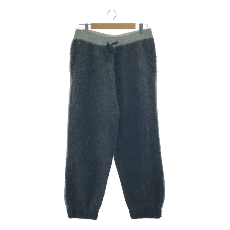 【新品】 SON OF THE CHEESE / サノバチーズ | Mohair Track Pants モヘア トラックパンツ | M | ブラック | メンズ