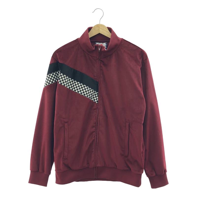 【新品】 SON OF THE CHEESE / サノバチーズ | Check Jersey JKT チェック ジャージ ジャケット | S | ワインレッド | メンズ