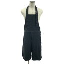 【美品】 COMME des GARCONS HOMME PLUS / コムデギャルソンオムプリュス | 2023SS | ホルターネック ポリエステル オーバーオール | S | ブラック | メンズ