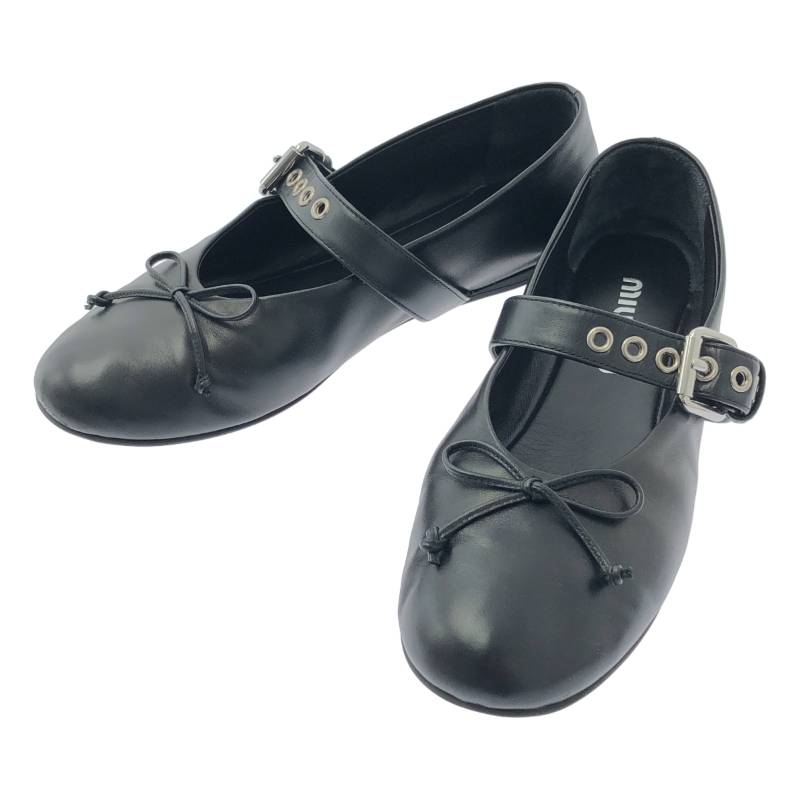 Miu Miu バレエシューズ/オペラシューズ 黒 2138825A0019 楽天市場】ミュウミュウ miumiu(バレエシューズ|レディース靴