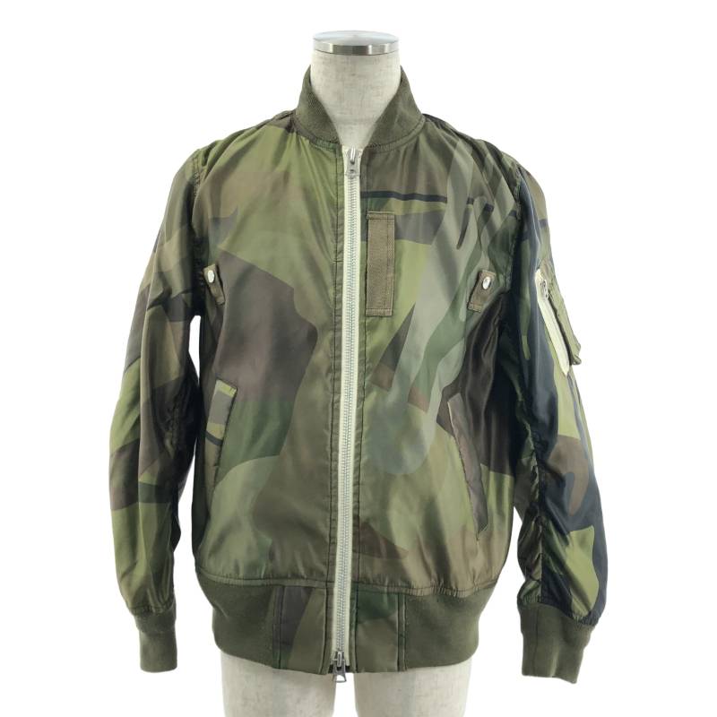 最終価格】美品sacai ×kaws ma-1 blousonマルチ大きいサイズ 美品sacai ×kaws ma-1 blousonマルチ大きいサイズ ジャケット