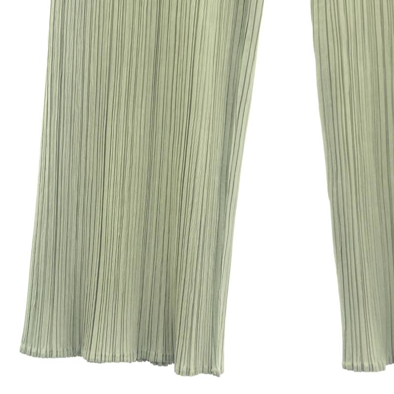 PLEATS PLEASE ISSEY MIYAKE / プリーツプリーズイッセイミヤケ | プリーツ イージーパンツ | 3 | グリーン系 | レディース