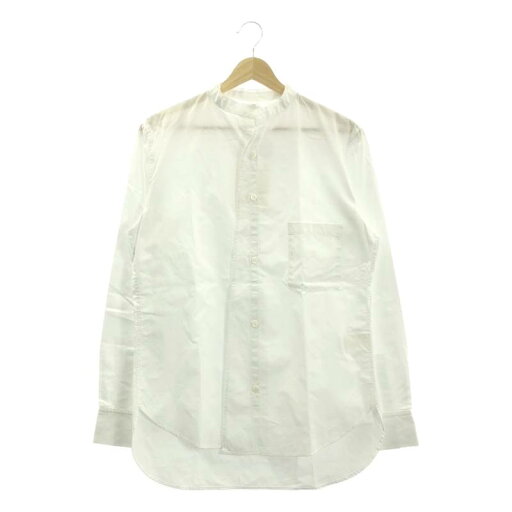 【美品】 Y's / ワイズヨウジヤマモト | コットン カットオフ バンドカラー シャツ ブラウス | 2 | ホワイト | レディース 【美品】 Y's / ワイズヨウジヤマモト | コットン カットオフ バンドカラー シャツ ブラウス | 2 | ホワイト | レディース